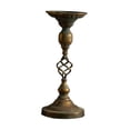thumbnail image 2 of Candelabro de metal Portavelas Portavelas Adorno vintage Centro de mesa para 15 pulgadas de altura, 2 of 9