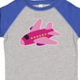 thumbnail image 4 of Inktastic Girls Pink Airplane Pilot Girls Toddler T-Shirt, 4 of 5