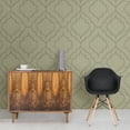 thumbnail image 2 of Chesapeake Chelsea Teal Quatrefoil Wallpaper, 2 of 2
