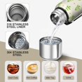 thumbnail image 3 of Christmas 20oz Stainless Steel Thermal Bottle with Tea Filter and Cup Lid, Vacuum Insulated Coffee Mug with 316L Inner Liner, Leakproof Travel Thermos for Office, Commute & Outdoor, 3 of 7