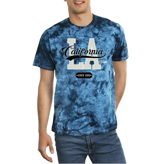 California L.A. State Tie Dye Crystal Men -Image by Shutterstock, Male x-Large