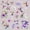 Lavender Purple, variant on Erosebridal Lovely Hummingbird Twin Quilt Set,Kawaii Wildlife Twin Coverlet Set,White Blue,2pcs,1 Bedspread and 1 Pillowcase