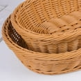 thumbnail image 5 of Clearance!Handmade Woven Storage Boxes Bread Fruit Food Breakfast Display Boxes Snack Bread Table Organizer Basket Kitchen Supplies, 5 of 5