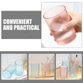thumbnail image 5 of 6 Pcs Transparent Couple Teeth Brushing Cup Toothbrush Holders Mouthwash Cups Reusable Mugs Lovers, 5 of 6