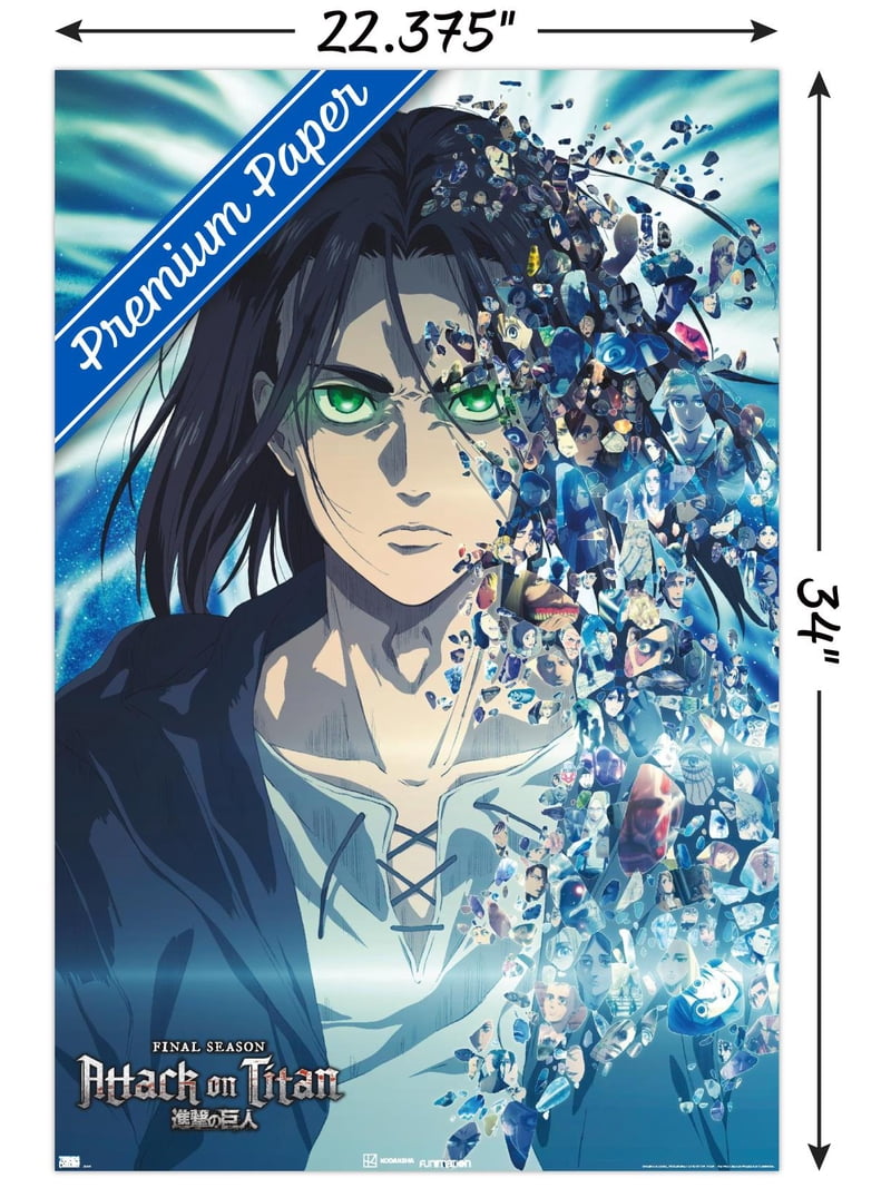 Attack on Titan: The Final Season - Fragments Wall Poster, 22.375