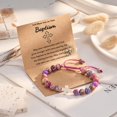 thumbnail image 4 of Ungent Them Cross Bracelet for Teens Girls, Girls,  Christian Jewelry Baptism Gifts for Girls, average, Natural Stone, 4 of 6