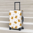 thumbnail image 6 of Disketp Beer Elastic Travel Luggage Cover Travel Suitcase Protective Cover For Trunk Case Apply To 18''-32'' Suitcase Cover-Small, 6 of 7