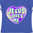 thumbnail image 4 of Inktastic Jesus Loves Me Boys or Girls Toddler T-Shirt, 4 of 5