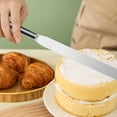 thumbnail image 5 of Ikohbadg Stainless Steel Cake Icing Spatula Set Versatile Cake Decorating Spatula Tool Angled Blade Icing Spreader Scraper, 5 of 6