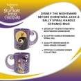 thumbnail image 7 of Disney The Nightmare Before Christmas Jack & Sally Spiral Handle Ceramic Mug,BPA-Free Large Coffee Cup For Beverages, Home & Kitchen Essentials,Halloween Gifts and Collectibles,Holds 20 Ounces, 7 of 7