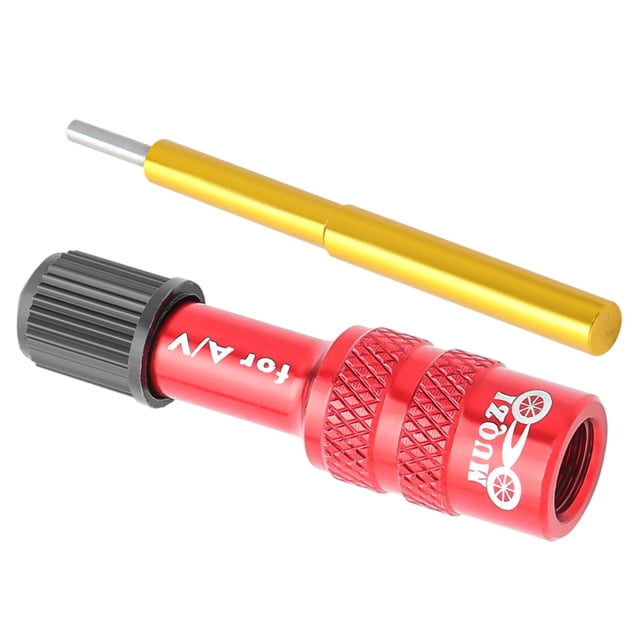 Bike Front Fork Valve Adapter Bicycle Mountain Downhill Cycling Accessories Red