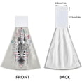thumbnail image 4 of GZHJMY Kitchen Hanging Hand Towels for Bathroom Decorative with Hanging Loop Aztec Zebra with Feathers Set of 2 Soft Absorbent Funny, 4 of 7