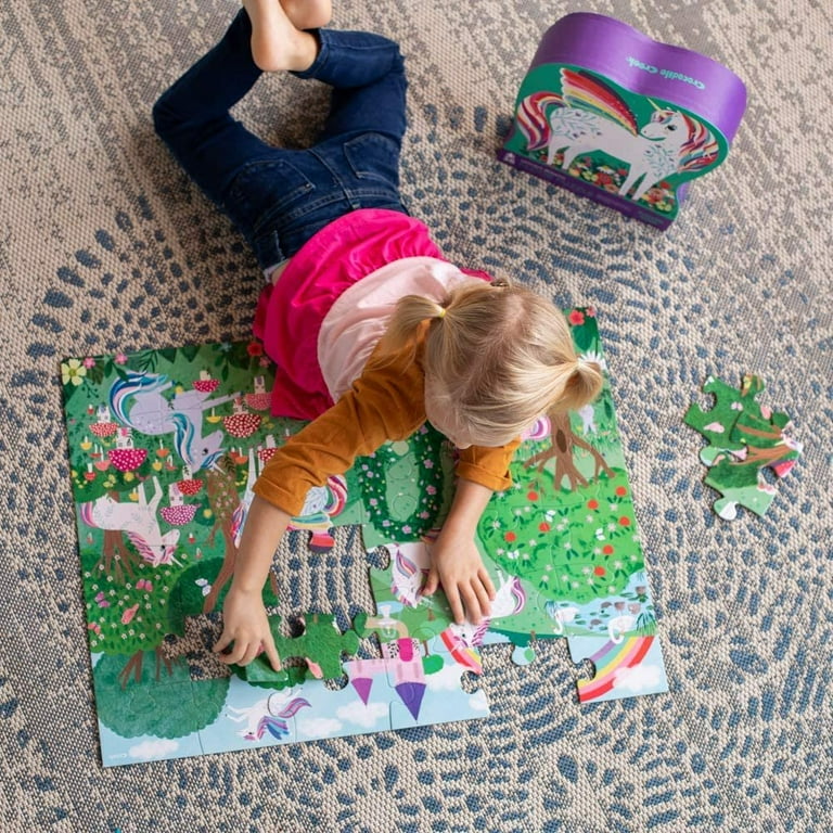 Crocodile Creek Classic Floor Puzzle 36 pc - Unicorn Dreams Crocodile Creek Classic Floor Puzzle 36 pc - Unicorn Dreams