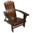 thumbnail image 5 of Leigh Country TX 94056 Adirondack Adult Outdoor Wood Patio Chair -Brown, 5 of 8