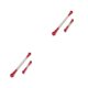 thumbnail image 3 of Scienceny 1 Juego de varillas de conexión de aleación de aluminio para coche RC, piezas de modificación de vehículo, componentes remotos, rojo Rojo 2piezas Scienceny CBP263618, 3 of 6