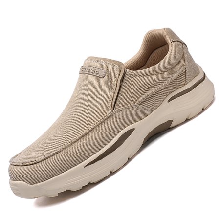 

Men‘s Canvas Breathable Loafer Shoes Casual Slip On Walking Shoes Men‘s Sneakers
