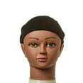 thumbnail image 2 of Red by Kiss X-Large Silky Satin Lined Hair Cap | Protective Satin Sleep Cap – Black, 2 of 5