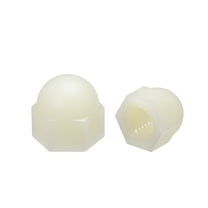 M8 Cap Nut Hex Acorn Dome Head Nuts for Screws Bolts Nylon White 30 Pcs