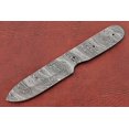 thumbnail image 4 of 8.25" Spey point blank blade, hand forged Damascus steel knife with 4" cutting, 4 of 6