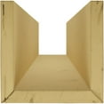 thumbnail image 6 of Ekena Millwork 8"W x 12"H x 20'L 3-Sided (U-beam) Rough Cedar Endurathane Faux Wood Ceiling Beam, White Washed, 6 of 12