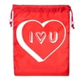 thumbnail image 2 of Valentine's Day Bags, Mini Drawstring Cinch Backpacks, Valentines Day Gift Bags, 2 of 2
