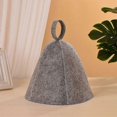 thumbnail image 5 of Wool Felt Sauna Hat Anti-Heat Men Women Valentine's Day Present, 5 of 5