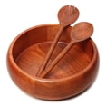 thumbnail image 1 of Ensaladera LAVAUX DESIGNS extra grande de madera con 2 servidores de 4,5 L, 1 of 6
