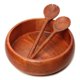 thumbnail image 1 of Ensaladera LAVAUX DESIGNS extra grande de madera con 2 servidores de 4,5 L, 1 of 6