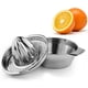thumbnail image 1 of Exprimidor de limones de acero inoxidable Exprimidor de mano manual con recipiente para naranjas Limones Fruta, 1 of 5