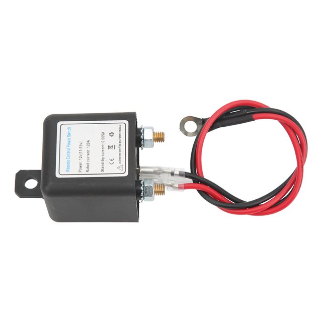 Interruptor de Desconexión de Batería de Automóvil Interruptor de Desconexión de Batería Remota Interruptor de Corte de Energía con Terminal de Cobre de Control Remoto para ANGGREK Otros
