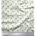 thumbnail image 1 of Soimoi Crepe Silk Fabric Dot & Floral Artistic Print Fabric by the Yard 42 Inch Wide, 1 of 1