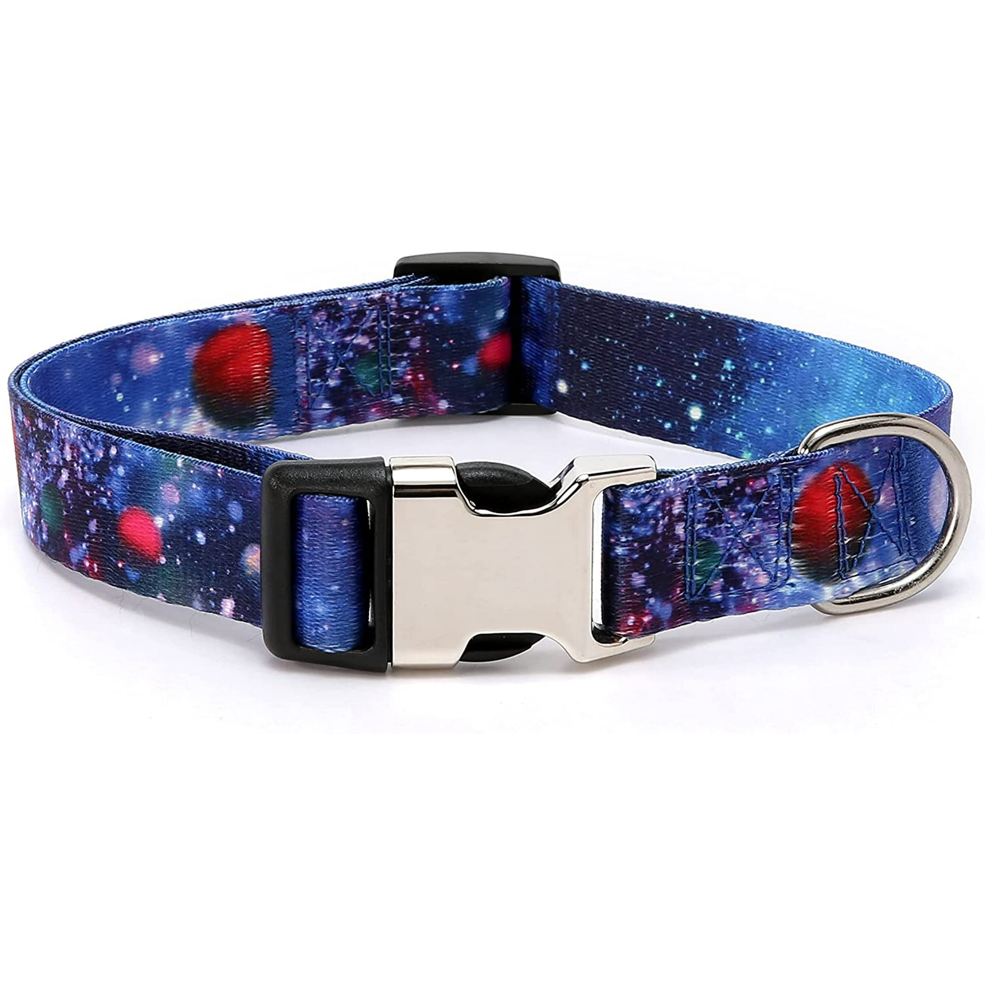 Dog Collars With Stylish Patterns Soft Adjustable Pet Collars For Puppies Small Medium Large Dogs L Size