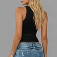 thumbnail image 5 of Bosfbaoi Tank Tops for Women V Neck Ribbed Knit Camisoles, Slim Fit Basic Sleeveless Tops, Comfy Blouses for Daily Wear and Layering, 5 of 7