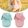 thumbnail image 1 of Visland Dog Costume Button Design Close-fitting Polyester Coat Outfit Dog Hoodie for Puppy, 1 of 8