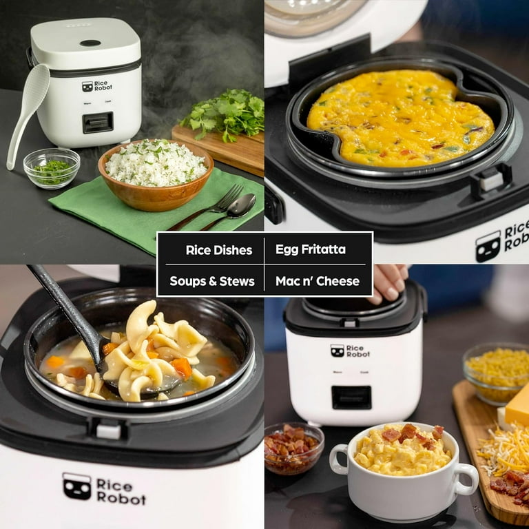 Rice Robot Mini Automatic Shut Rice Cooker, 4 Cup Nonstick Rice Robot Mini Automatic Shut Rice Cooker, 4 Cup Nonstick