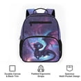 thumbnail image 6 of Jeiento Galaxy Dragon Toddler School Bag for 3-5 Year Old, 13.5 Inch Lightweight Preschool Backpack for Boys & Girls, 5 Compartment Bookbag with Top Handle, 6 of 7