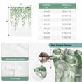 thumbnail image 6 of Eucalyptus Leaves Tie Up Curtains for Windows, Adjustable Balloon Window Shades, Green Summer Botanical Weeping Kitchen Window Treatments Farmhouse Short Curtains with Rod Pocket 42"x45", 6 of 8