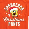thumbnail image 3 of SpongeBob SquarePants - Christmas Pants - Men's Short Sleeve Graphic T-Shirt, 3 of 6