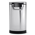 thumbnail image 4 of simplehuman 25 Liter Medium Pet Food Storage Container, Brushed Stainless Steel for Dog Food, Cat Food, and Bird Feed, 4 of 7