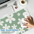 thumbnail image 4 of Daisy Flower Vintage Gaming Desk Mat - 31.5x11.8 inch Extended Mouse Pad, Non-Slip Rubber Base, Stitched Edges for Office & Gaming - Get in the Game, 4 of 7
