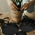 thumbnail image 6 of WEUVEB 12pcs Black Plant Drainage Trays Flower Pot Saucers For Use Durable Material Water Containment Easy To Clean, 6 of 6