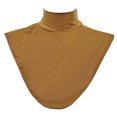 thumbnail image 2 of False Collar Turtleneck Top Half Blouse Shirt Clothing Accessory Camel, 2 of 2