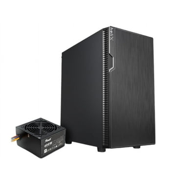 Rosewill FBM-X2-400-HELIX Micro ATX Mini Tower Desktop Gaming PC Computer Case with Pre-Installed 400W PSU, 240mm AIO Support, USB 3.0