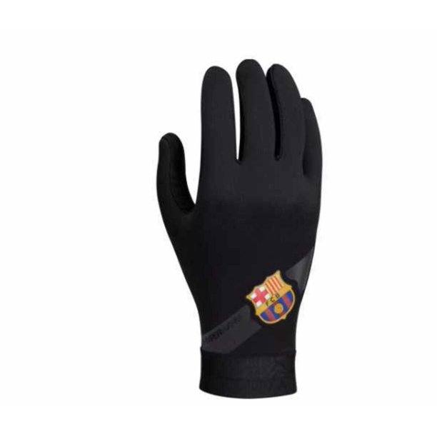 Nike Hyperwarm FC Barcelona Soccer Field Gloves Black