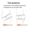 thumbnail image 2 of pink Cinturón abdominal para mujeres embarazadas, cinturón de soporte abdominal transpirable para mujeres embarazadas, cinturón ajustable, 2 of 5