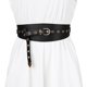 thumbnail image 4 of Cinturón ancho vintage de mujer INSPIRE CHIC con hebilla de metal para vestidos negro, 4 of 4