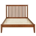 thumbnail image 2 of Mission Style King Size Platform Bed - Cherry Finish, 2 of 4