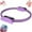 Purple, variant on Wovilon Fitness Pilates Circle with Non-Slip Grip, Pelvic Floor Trainer for Postpartum Exercise, Yoga Ring for Leg Arm Shaping, Durable Home Slimming Equipment for Daily Use