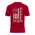 thumbnail image 4 of Men's Usa Flag Tops the United States Short-Sleeve Patriotic Shirts Casual 250 Year American Anniversary Shirt, 4 of 4