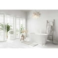 thumbnail image 3 of Elegant Kitchen & Bath BT30759GW-WHT 59 in. Bathtub, Glossy White with Polished White Trim, 3 of 8